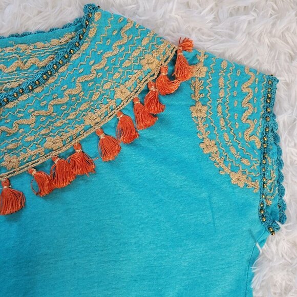 Calypso St. Barth 100% Linen Top - Size XS - Picture 4 of 10